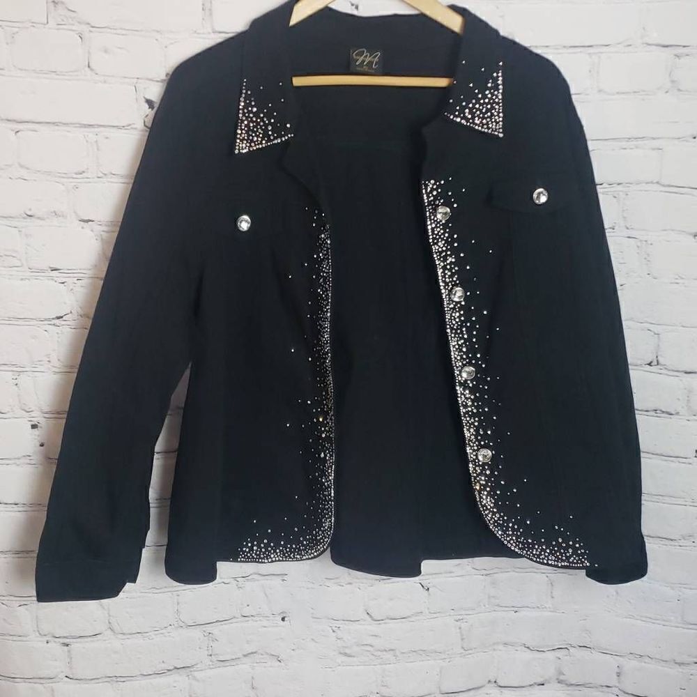 ‎Katina Maric Black Bling Jacket